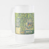 Gustav Klimt Het Huis van Guardaboschi Matglas Bierpul (Voorkant links)