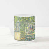 Gustav Klimt Het Huis van Guardaboschi Matglas Koffiemok (Voorkant links)
