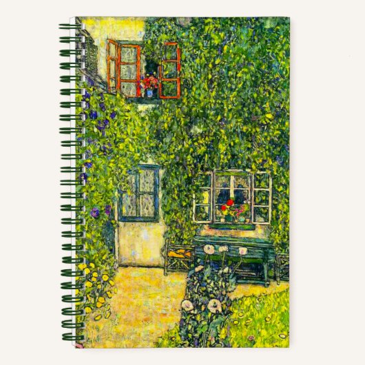 Gustav Klimt Het Huis van Guardaboschi Notitieboek (Voorkant)