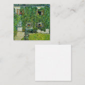 Gustav Klimt - Het Huis van Guardaboschi Notitiekaartje (Voorkant / Achterkant)
