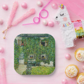 Gustav Klimt - Het Huis van Guardaboschi Papieren Bordje (Feest)