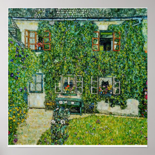 Gustav Klimt - Het huis van Guardaboschi Poster