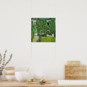 Gustav Klimt - Het huis van Guardaboschi Poster (Keuken)
