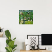 Gustav Klimt - Het huis van Guardaboschi Poster (Thuiskantoor)