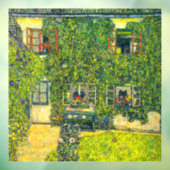 Gustav Klimt Het Huis van Guardaboschi Raamsticker (Vel 3)