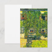 Gustav Klimt Het Huis van Guardaboschi RSVP Kaartje (Voorkant / Achterkant)