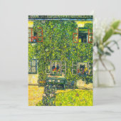 Gustav Klimt Het Huis van Guardaboschi Save The Date (Staand voorkant)