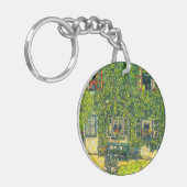 Gustav Klimt Het Huis van Guardaboschi Sleutelhanger (Voorkant Links)
