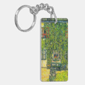 Gustav Klimt Het Huis van Guardaboschi Sleutelhanger (Voorkant Links)