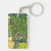 Gustav Klimt Het Huis van Guardaboschi Sleutelhanger (achterkant)