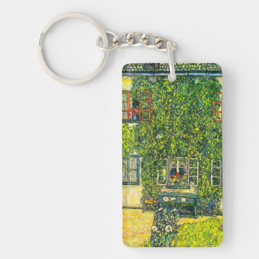 Gustav Klimt Het Huis van Guardaboschi Sleutelhanger (Voorkant)