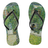 Gustav Klimt - Het Huis van Guardaboschi Teenslippers (Voetbed)