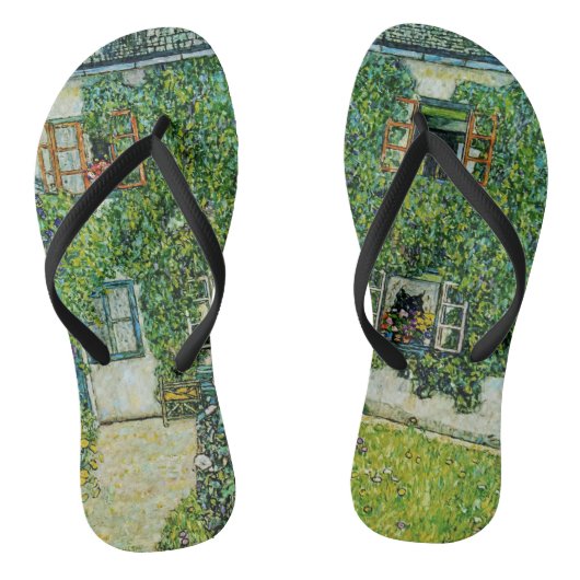 Gustav Klimt - Het Huis van Guardaboschi Teenslippers (Voetbed)