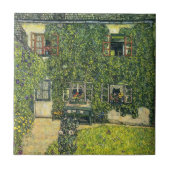 Gustav Klimt - Het Huis van Guardaboschi Tegeltje (Voorkant)