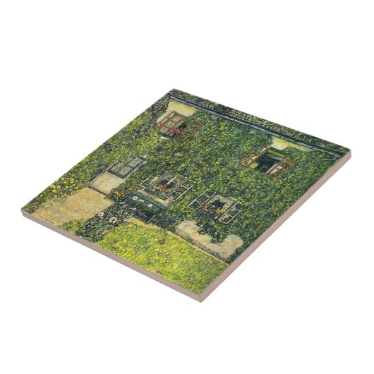 Gustav Klimt - Het Huis van Guardaboschi Tegeltje (Zijkant)