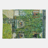 Gustav Klimt - Het Huis van Guardaboschi Theedoek (Horizontaal)