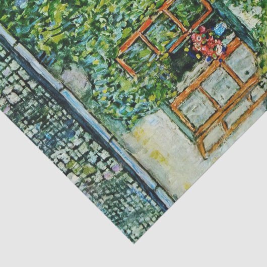 Gustav Klimt - Het Huis van Guardaboschi Tissuepapier (Detail)