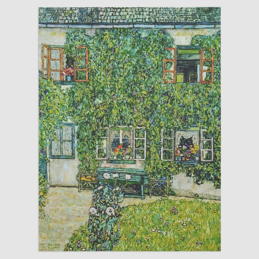 Gustav Klimt - Het Huis van Guardaboschi Tissuepapier