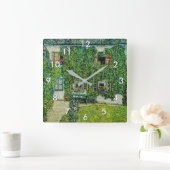 Gustav Klimt - Het Huis van Guardaboschi Vierkante Klok (Huis)