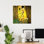Gustav Klimt - Het Kiss-Poster Poster (Thuiskantoor)
