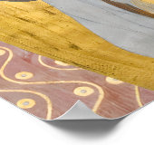 Gustav Klimt - Het kunstdetail van Beethoven Friez Poster (Hoek)