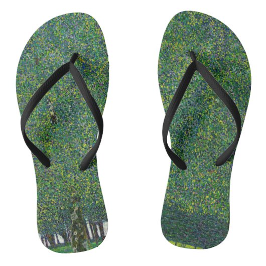 Gustav Klimt - Het Park Teenslippers (Voetbed)