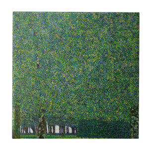 Gustav Klimt - Het Park Tegeltje