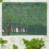 Gustav Klimt - Het Park Theedoek (Gevouwen)