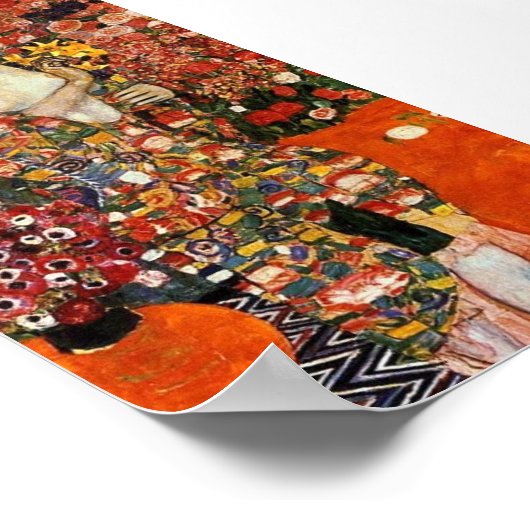 Gustav Klimt het Poster Dancer (Hoek)