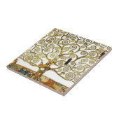 Gustav Klimt - het schilderij van de boom van het  Tegeltje (Zijkant)