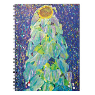 Gustav Klimt - Het zonnebloempiteren Notitieboek