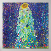 Gustav Klimt - Het zonnebloempiteren Poster (Voorkant)