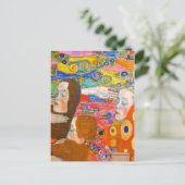 gustav klimt , hoop ii briefkaart (Staand voorkant)