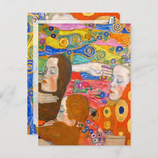 gustav klimt , hoop ii briefkaart (Voorkant / Achterkant)