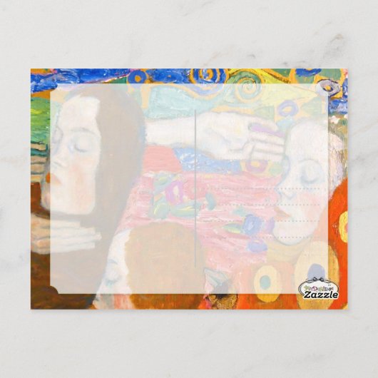 gustav klimt , hoop ii briefkaart (Achterkant)