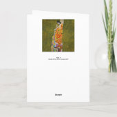 Gustav Klimt - Hoop II Kaart (Achterkant)