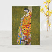 Gustav Klimt - Hoop II Kaart (Gele Bloem)