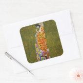 Gustav Klimt - Hoop II Vierkante Sticker (Envelop)