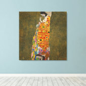 Gustav Klimt - Hope Canvas Afdruk (Insitu (Houten vloer))