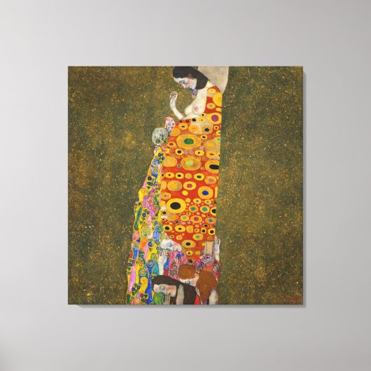 Gustav Klimt - Hope Canvas Afdruk (Voorkant)