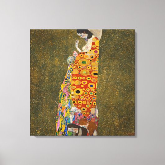 Gustav Klimt - Hope Canvas Afdruk (Voorkant)