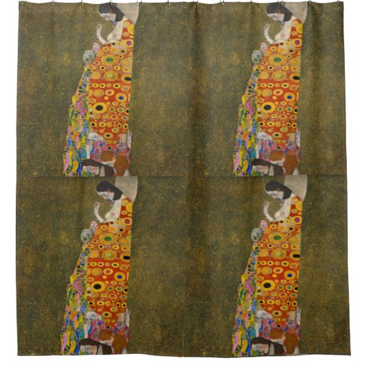Gustav Klimt - Hope Douchegordijn (Voorkant)