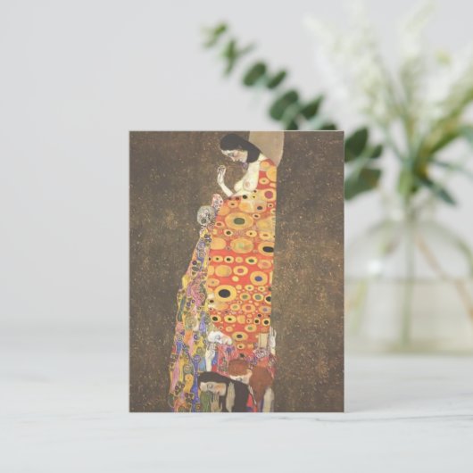 Gustav Klimt - Hope II Briefkaart (Staand voorkant)