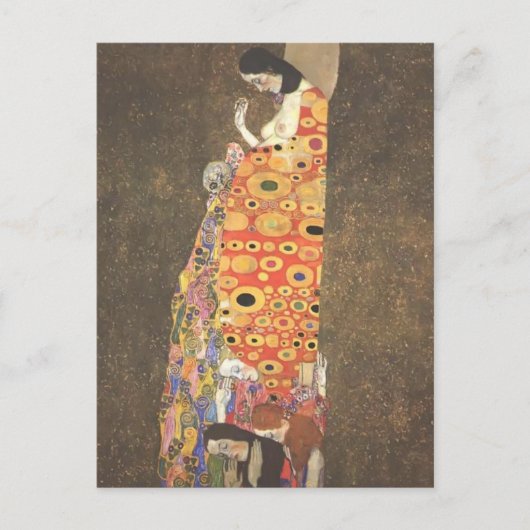 Gustav Klimt - Hope II Briefkaart (Voorkant)