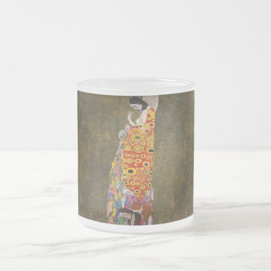 Gustav Klimt , “ Hope II ” Matglas Koffiemok (Center)