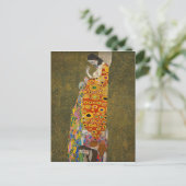 Gustav Klimt - Hope II - Mooi kunstwerk Briefkaart (Staand voorkant)