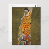 Gustav Klimt - Hope II - Mooi kunstwerk Briefkaart (Voorkant / Achterkant)