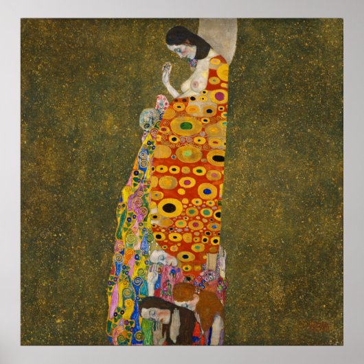 Gustav Klimt - Hope Poster (Voorkant)