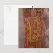 Gustav Klimt - Hygeia schilderij Briefkaart (Voorkant / Achterkant)