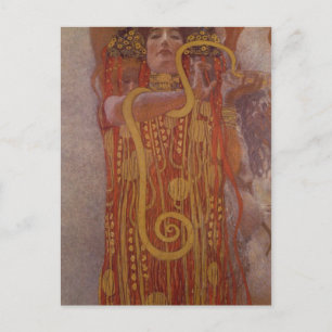 Gustav Klimt - Hygeia schilderij Briefkaart